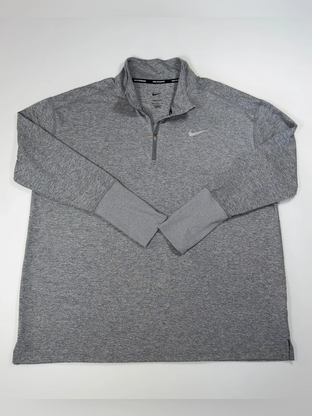 Nike Running Dri-FIT Element 1/2 Zip Top Women's 1X Grey Heather AO8125-036
